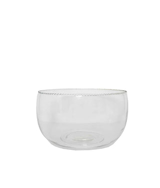 Ruffle Glass Bowl, Large