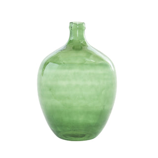 Vintage Reproduction Green Glass Bottle