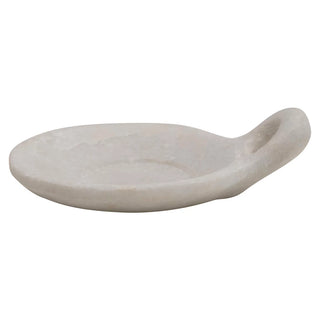 Large Hand-Carved Marble Soap Dish