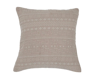 Embroidered Cream Pillow
