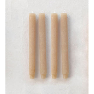 Pleated Taper Candle, Set of 2
