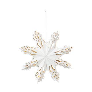 Paper Snowflake Ornament 9"