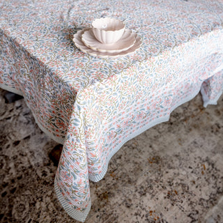 Eloise Block Printed Tablecloth