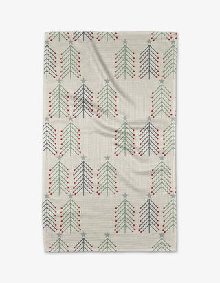 Geometry Christmas Tea Towels