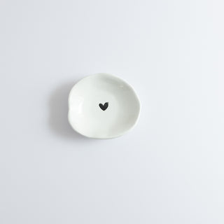 Ceramic Bowl with Debossed Heart