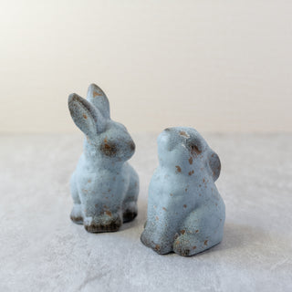 Blue Terracotta Bunnies, 2 Styles