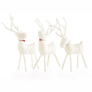 white felt wood reindeer 3 styles holiday collection slope house mercantile