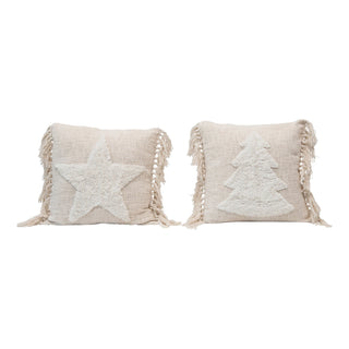 Punch Hook Holiday Pillow, 2 styles