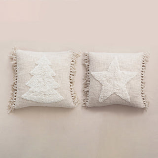 Punch Hook Holiday Pillow, 2 styles