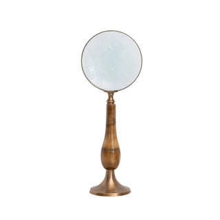 Brass and Horn Magnifying Glass