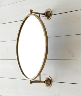 Oval Mounted Wall Mirror