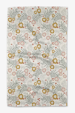 Geometry Floral Tea Towels