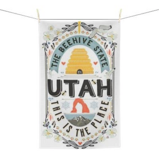 Utah Tea Towel, Microfiber