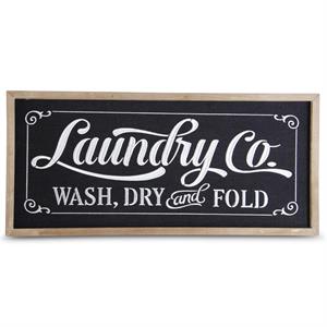 Embroidered Laundry Sign