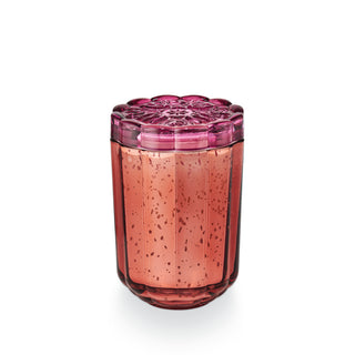 Pink Pepper Fruit Mercury Glass Candle