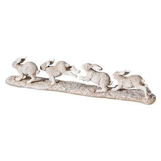 running rabbits decorative object slope house home decor