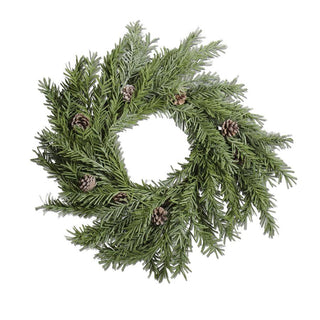 Pine Wreath with Pinecones