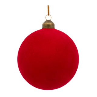 Red Velvet Ball Ornament