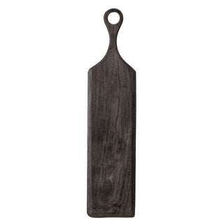 Acacia Wood Tray/Cutting Board, Black