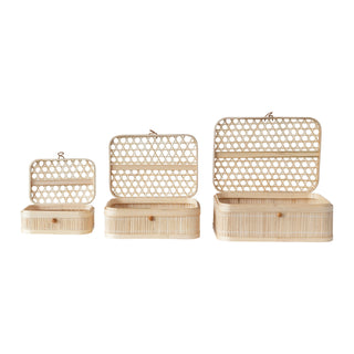Hand-Woven Bamboo Box, 3 sizes