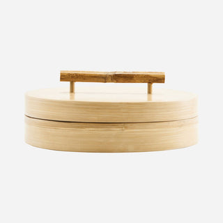 Bamboo Storage with Lid, Short