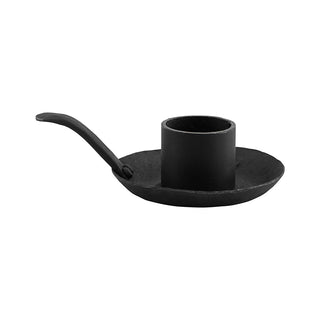 Black Chamber Candle Holder
