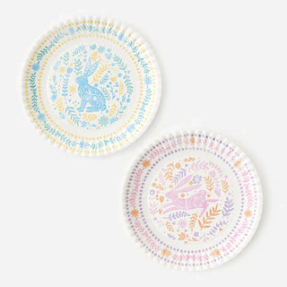 Easter Bunny "Paper" Platter, 2 Colors