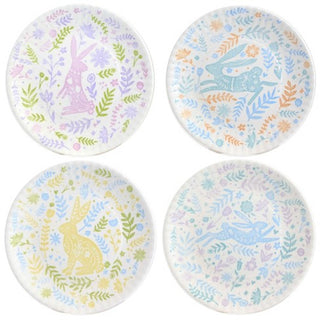 Easter Bunny "Paper" Plates - Set of 4