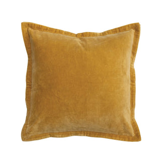 Patterned Seam Velvet Pillow