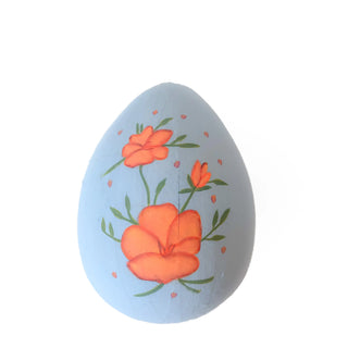 Floral Papermache Egg