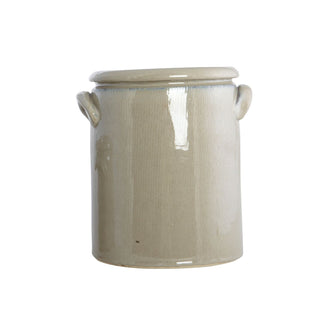 Sand Colored Pottery Planter