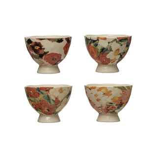 floral footed bowls best home decor online shop slope house