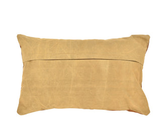 Charolette Leather Cushion - Tobacco