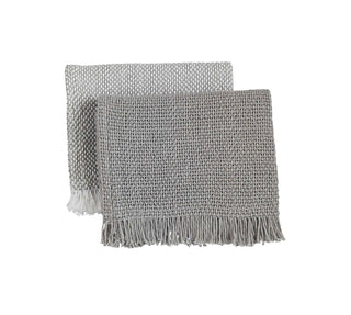 Grey Woven Towel Gift Set
