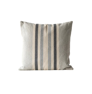 Woven Cotton Striped Pillow