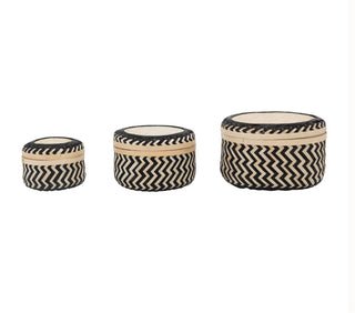 Round Bamboo Boxes