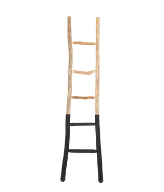 Black Dipped Wood Ladder