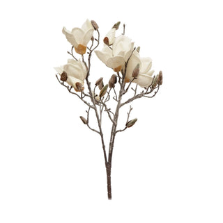 Faux Magnolia Bloom Stem