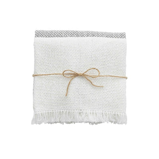 White Woven Towel Gift Set