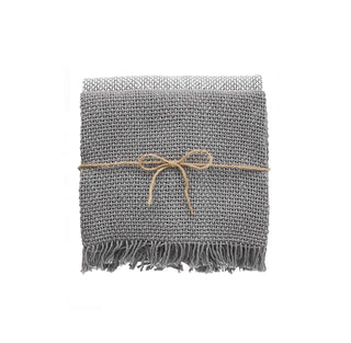 Grey Woven Towel Gift Set